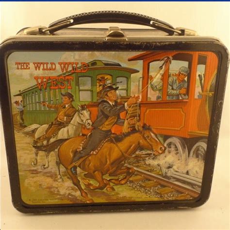 wild wild west metal lunch box|Wild Wild West Lunch Box for sale .